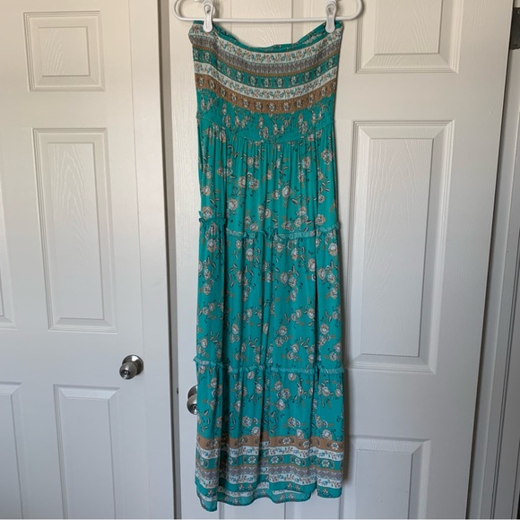 Zesica Aqua Sundress or Maxi skirt - Picture 3 of 5